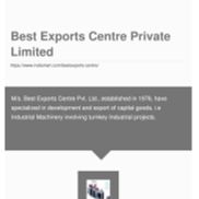 Best Exports Centre Pvt. Ltd.