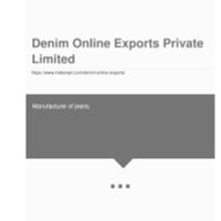 Denim Online Exports Pvt. Ltd.