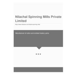 Nilachal Spinning Mills (P) Ltd.