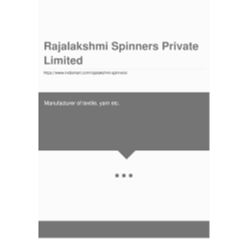 Rajalakshmi Spinners (P) Ltd.