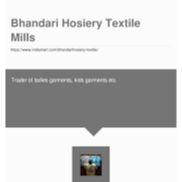 Bhandari Hosiery & Textile Mills