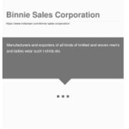 Binnie Sales Corporation