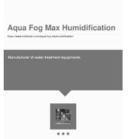 Aqua Fog Max Humidification